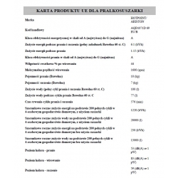 PRALKO-SUSZARKA AQD1071D 69 EU/B - F085835